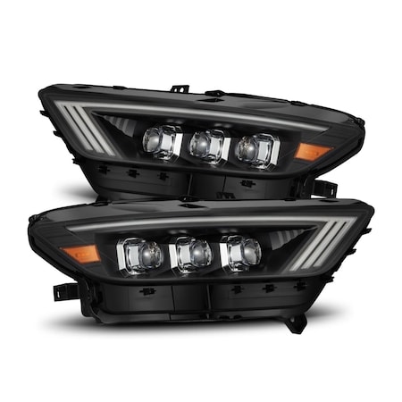 Alpharex Usa 880144 Nova-series Projector Headlights for 2015-2017 Ford Mustang ALP-880144